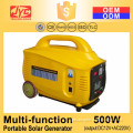 AC500W Output DC12V+AC220V Home and Outdoor Multi Portable Solar LiFePO4 Battery Power Generator System for Home use